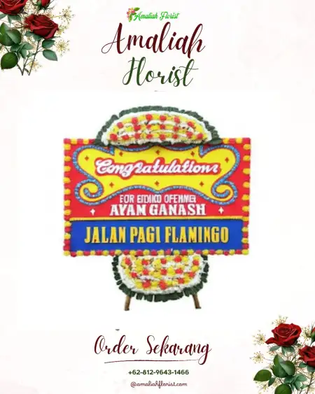 Sewa Papan Bunga Gegunung Wetan